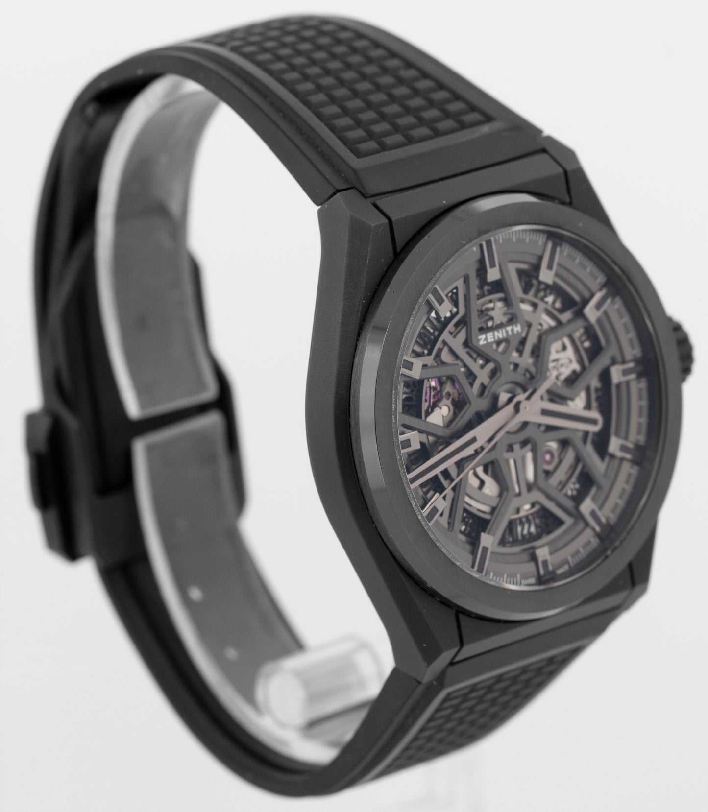 Zenith Defy Classic Black Ceramic 41mm Skeleton 49.9000.670/77.R782 Watch BOX