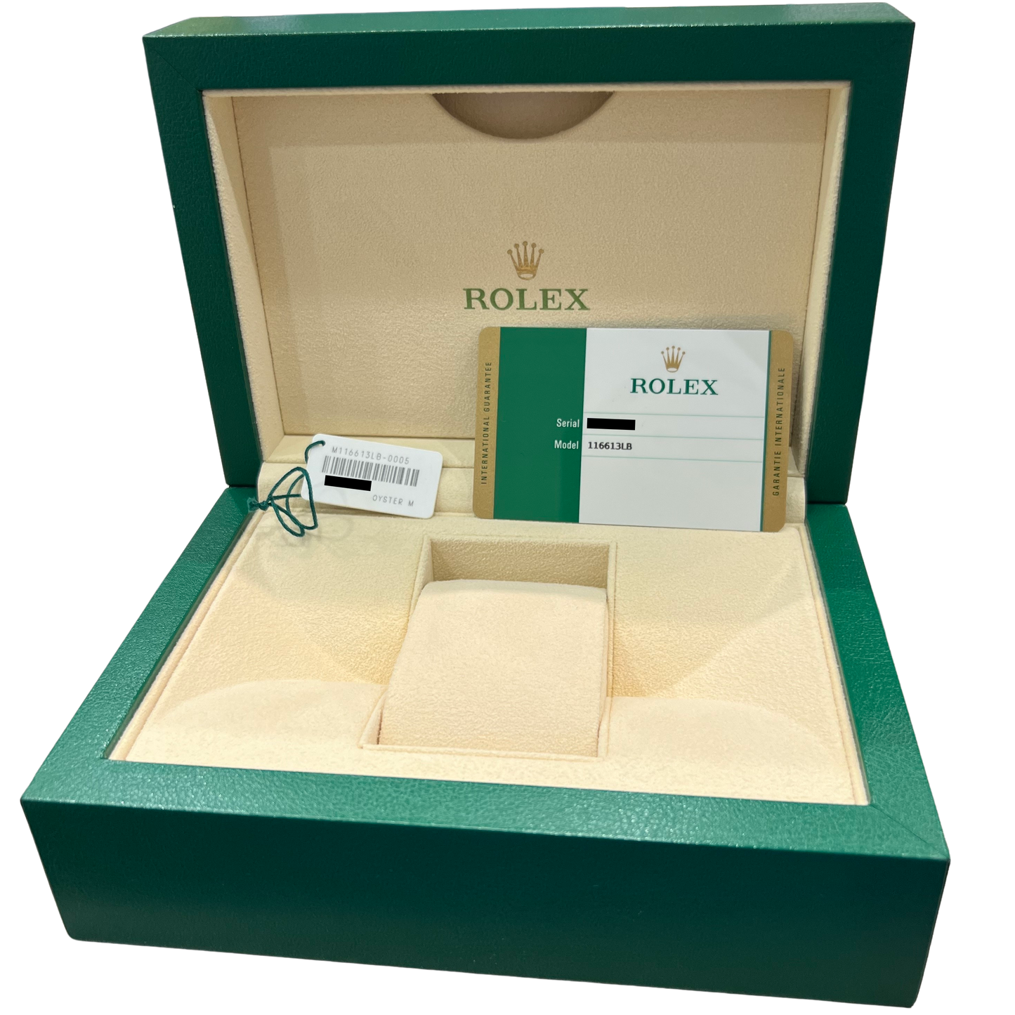 2018 PAPERS Rolex Submariner Date BLUE Two-Tone 18K Steel 40mm 116613 LB BOX