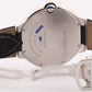 Cartier Ballon Bleu XL 46mm PLATINUM Roman BLUE Leather Automatic Watch 3377