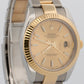 Rolex DateJust 41 CHAMPAGNE 18K Yellow Gold Steel 41mm OYSTER 126333 Watch