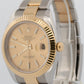 Rolex DateJust 41 CHAMPAGNE 18K Yellow Gold Steel 41mm OYSTER 126333 Watch