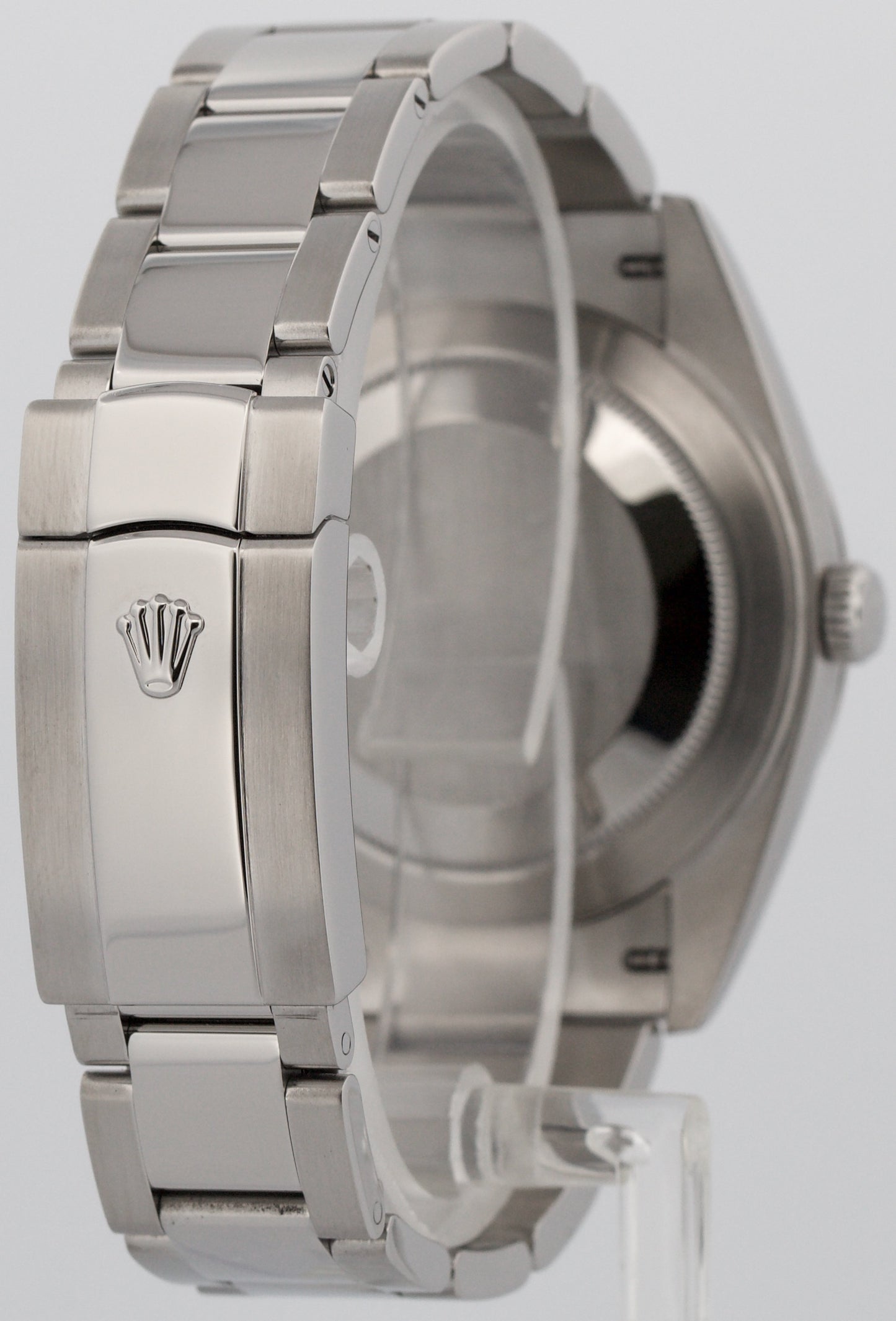 Rolex DateJust 41mm SILVER 18K White Gold Stainless Steel OYSTER Watch 126334