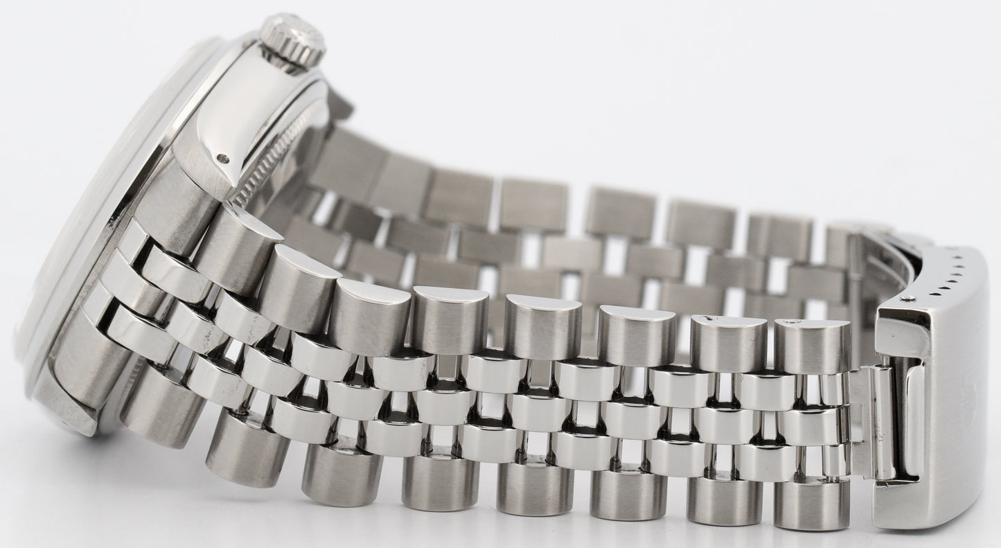 Rolex Air-King Precision MOP DIAMOND Stainless Steel 34mm JUBILEE Watch 14000