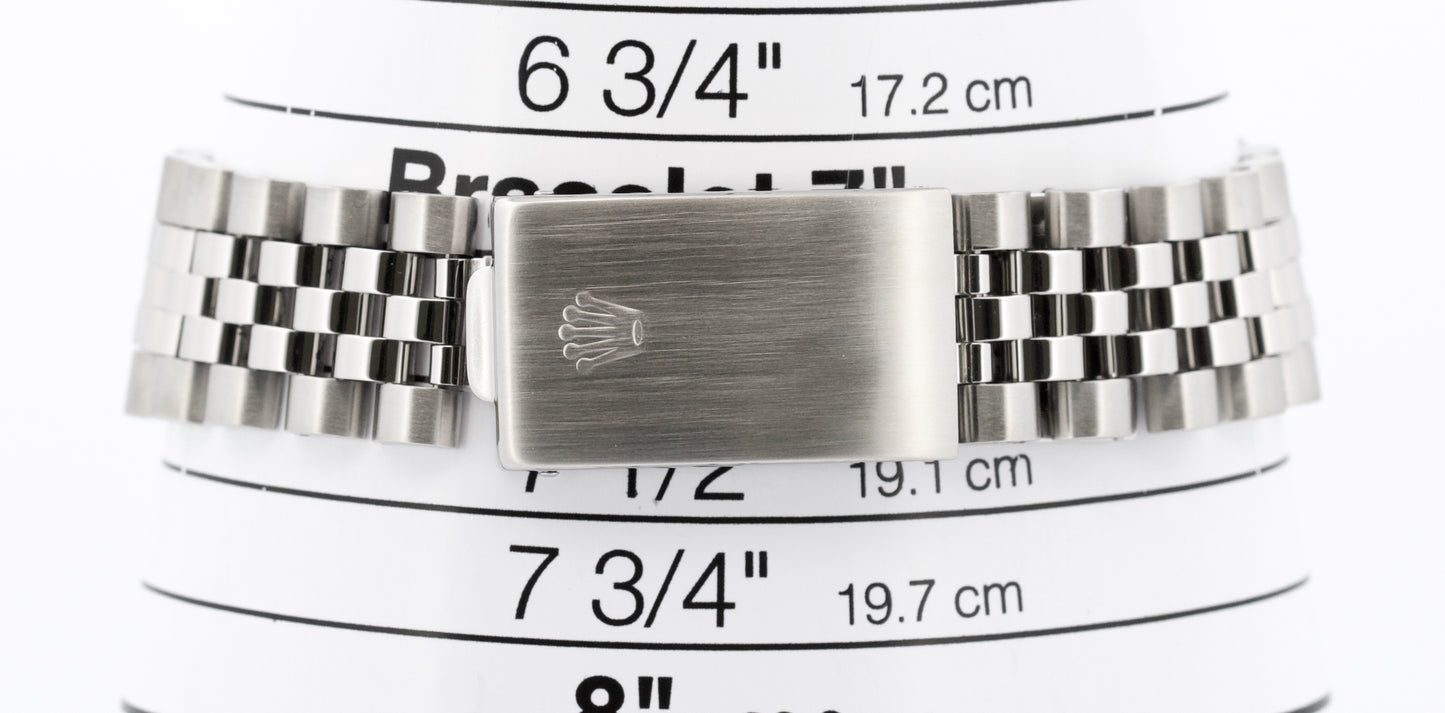 Rolex Air-King Precision MOP DIAMOND Stainless Steel 34mm JUBILEE Watch 14000