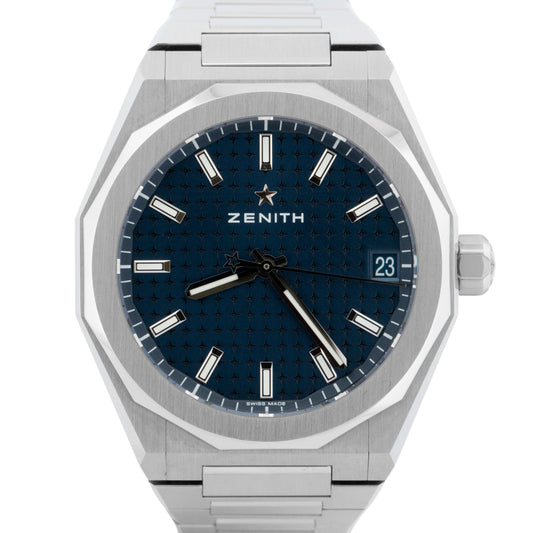 2024 PAPERS Zenith Defy Skyline BLUE Steel 36mm 03.9400.670/51.I001 Watch BOX