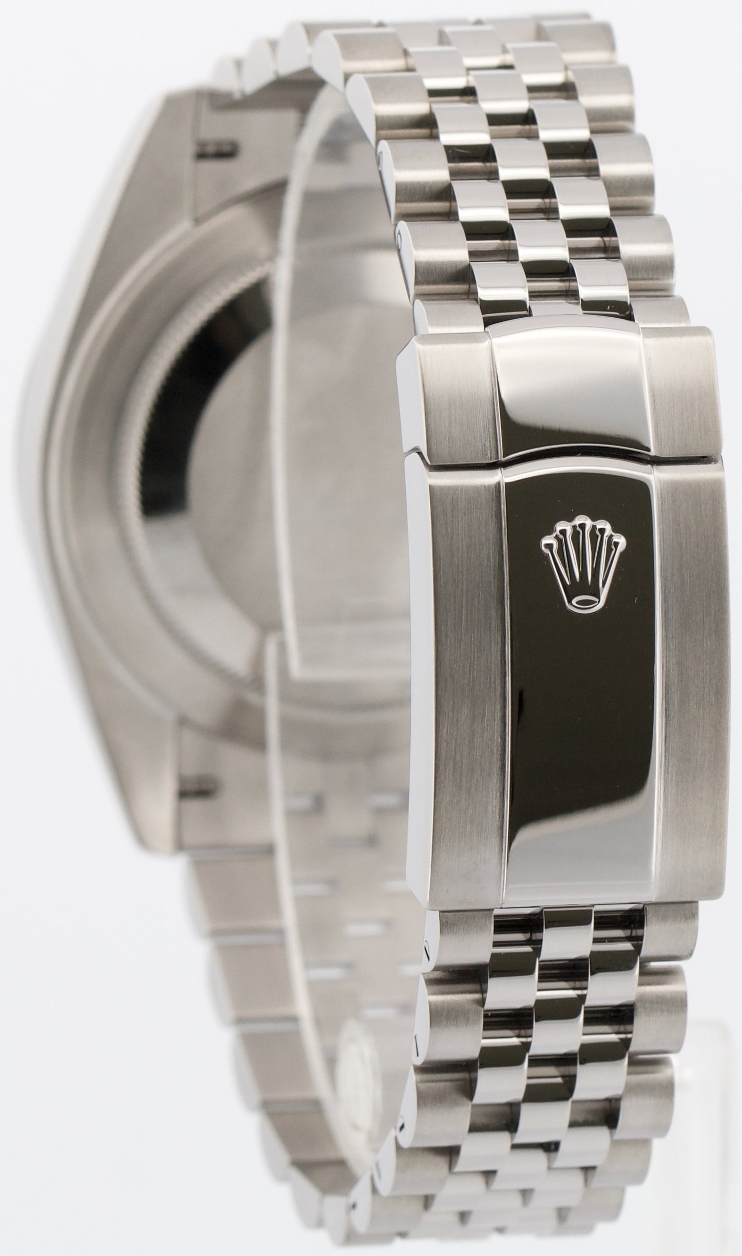 2023 PAPERS Rolex DateJust 41mm AZZURRO BLUE ROMAN 18K Steel JUBILEE 126334 BOX