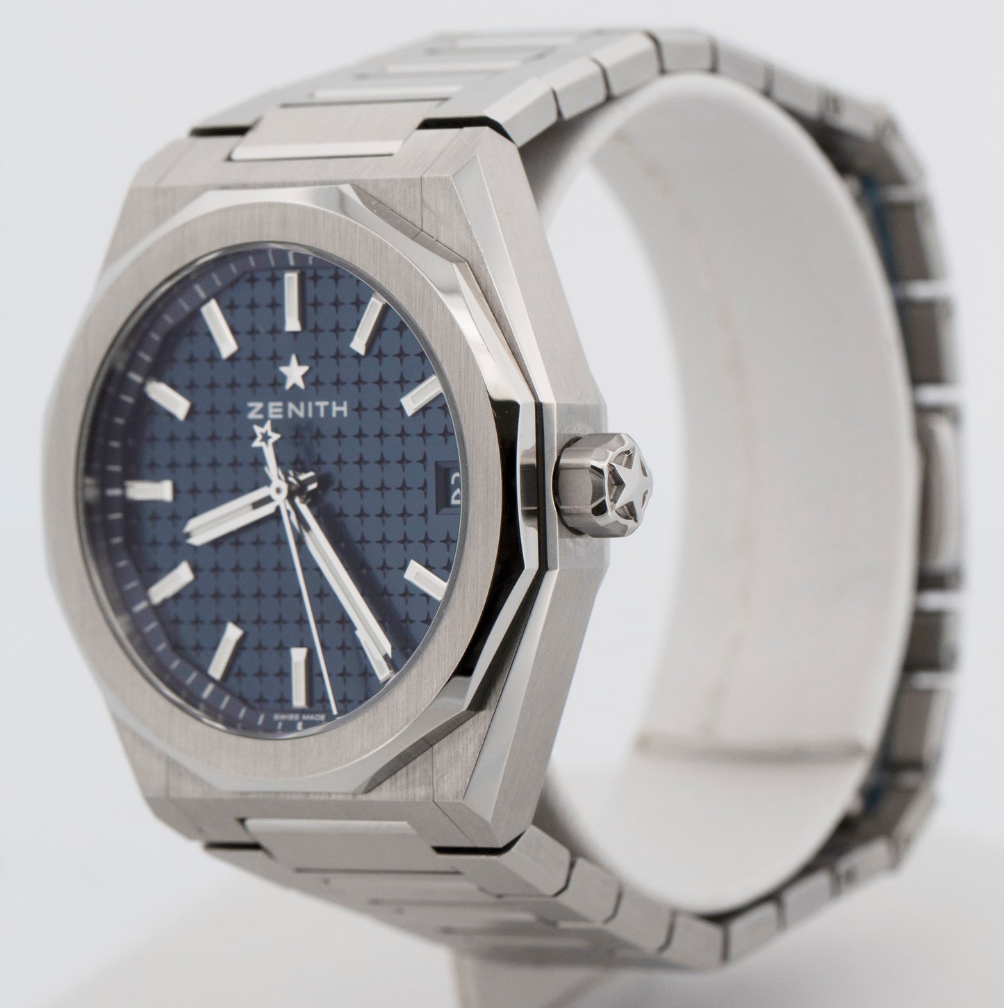 2024 PAPERS Zenith Defy Skyline BLUE Steel 36mm 03.9400.670/51.I001 Watch BOX