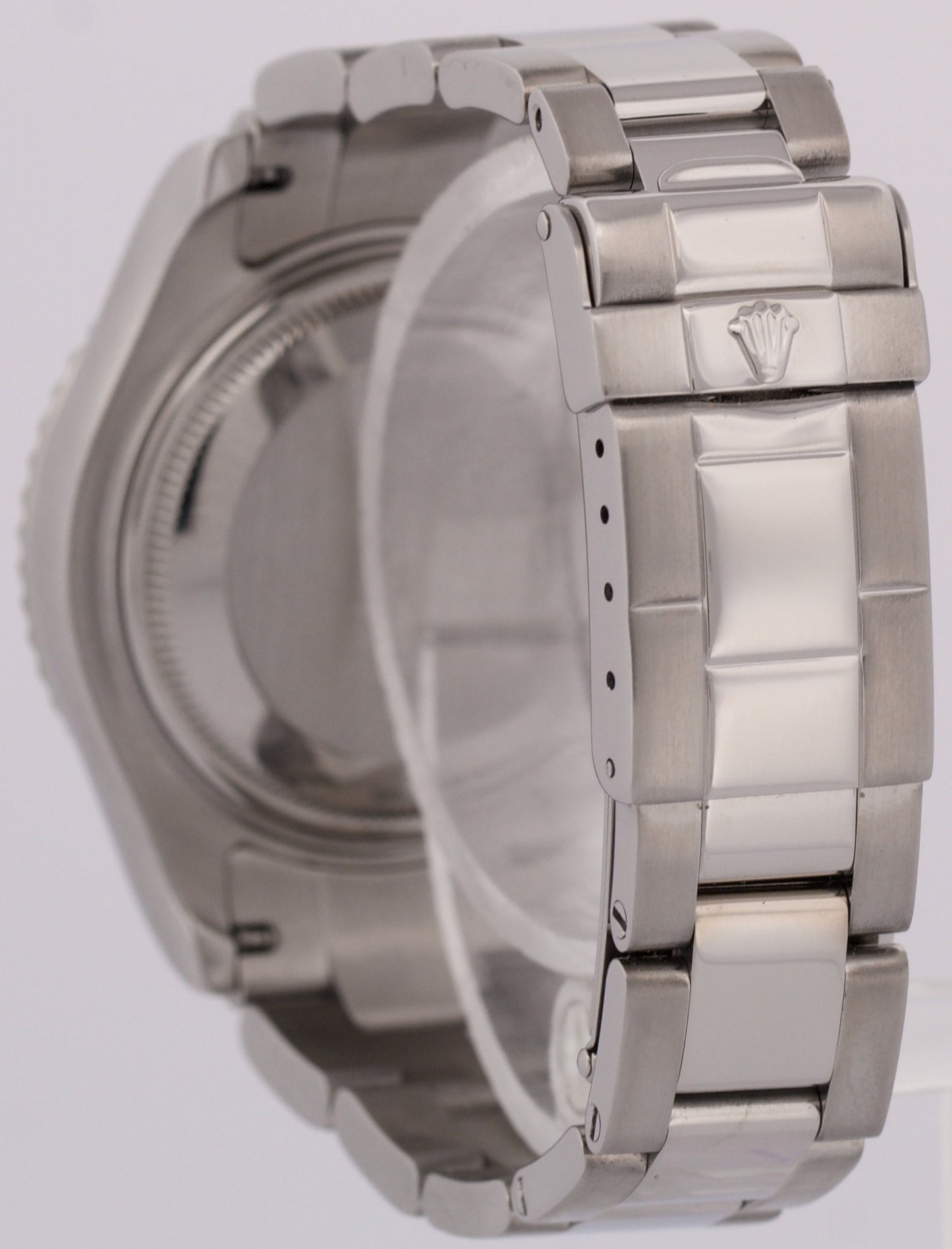 Rolex Yacht-Master Mid-Size PLATINUM Stainless Steel 35mm Oyster Watch 168622