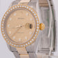 Rolex DateJust 36mm JUBILEE CHAMPAGNE DIAMOND Two-Tone 18K Gold Oyster 16233