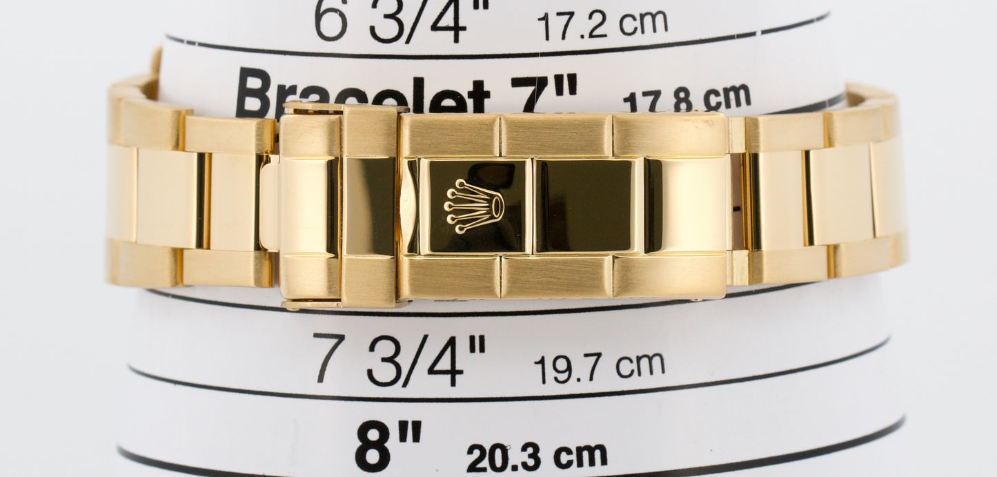 Rolex Submariner Date 18K Yellow Gold BLUE 40mm Oyster Automatic 16618 Watch