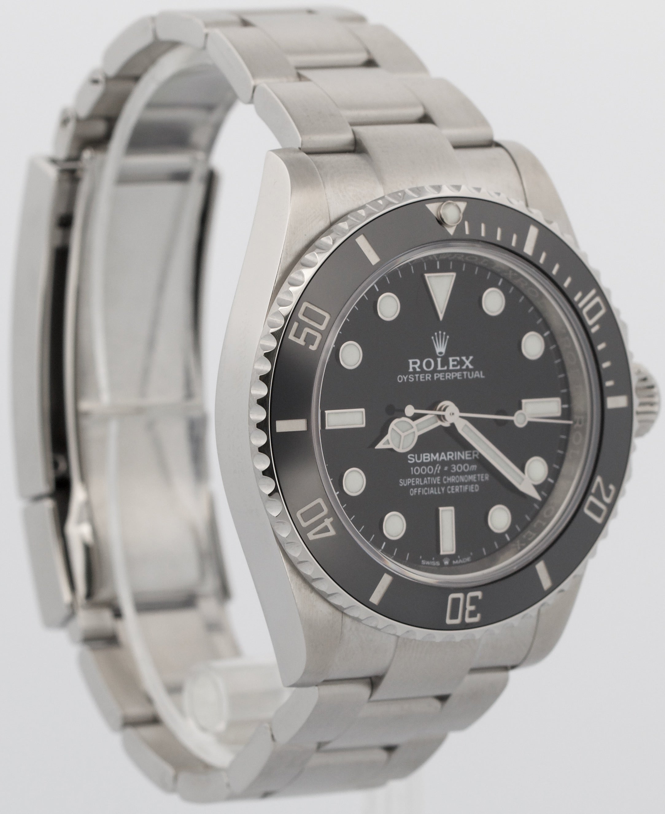 2025 PAPERS Rolex Submariner No-Date BLACK Steel 41mm Ceramic
