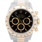 1995 PAPERS Rolex Daytona Cosmograph BLACK Two-Tone Gold 40mm 16523 Watch BOX