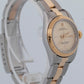 PAPERS Rolex Oyster Perpetual 24mm Two-Tone Champagne 18K Gold Watch 67243 BOX