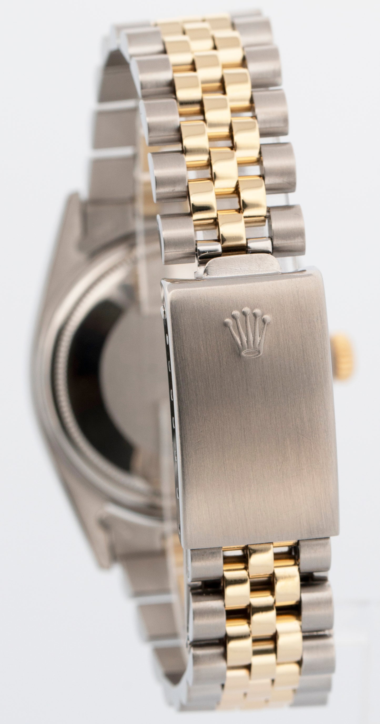 Rolex DateJust CHAMPAGNE Two-Tone Yellow Gold Steel Jubilee 36mm 16013 Watch