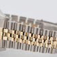 Rolex DateJust CHAMPAGNE Two-Tone Yellow Gold Steel Jubilee 36mm 16013 Watch