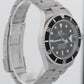 PAPERS Rolex Submariner Date NO-HOLES 16610 T Black Stainless 40mm Watch BOX