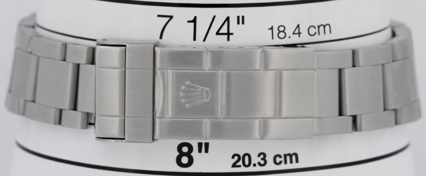 PAPERS Rolex Submariner Date NO-HOLES 16610 T Black Stainless 40mm Watch BOX