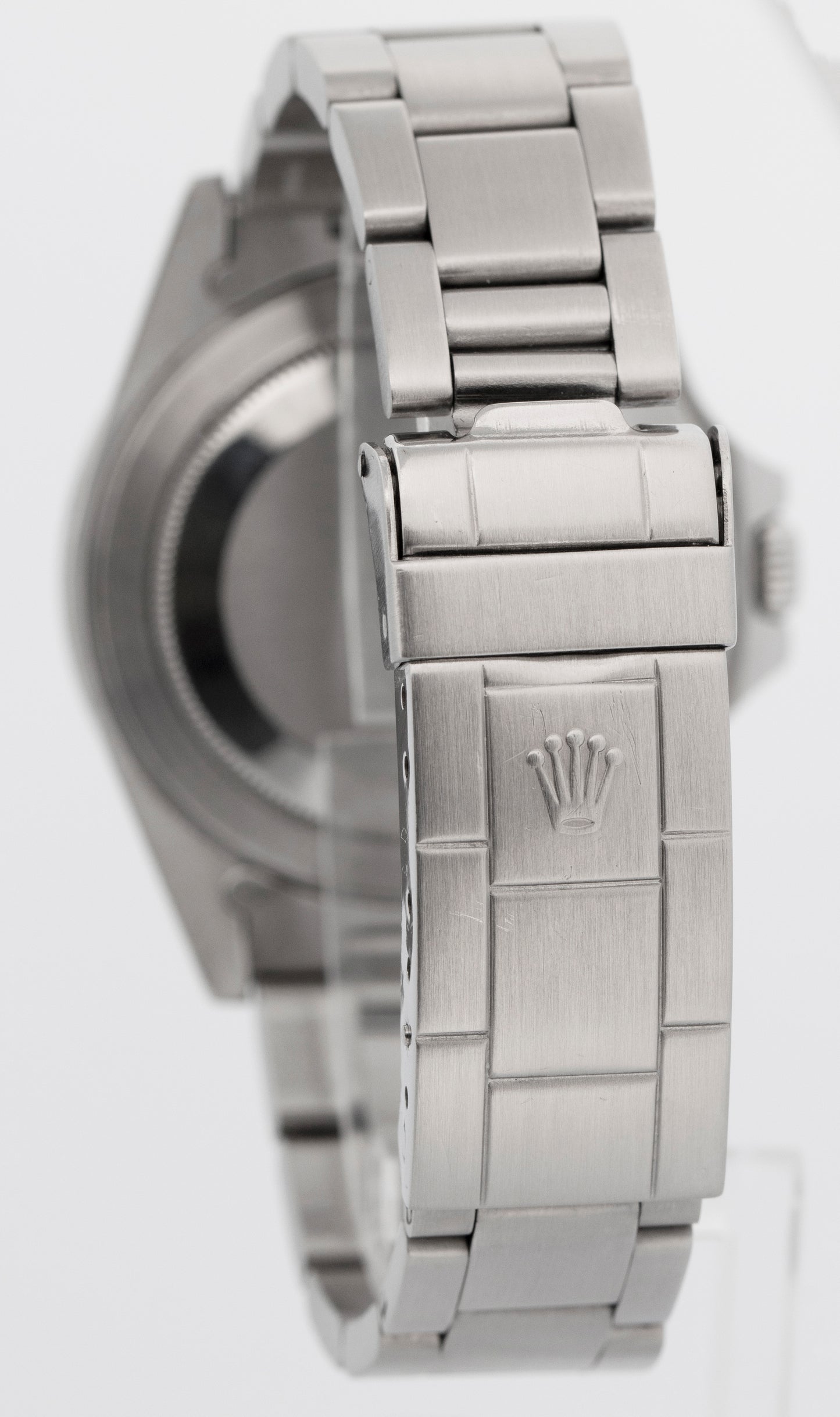 Rolex Explorer II CREAM WHITE PATINA Stainless Steel 40mm 16550 Date GMT Watch
