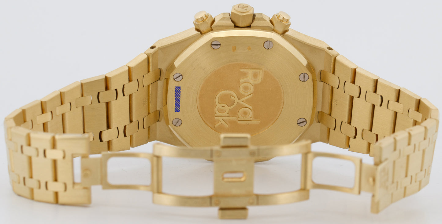 PAPERS Audemars Piguet Royal Oak Chrono 41mm BLUE 18K 26320BA.OO.1220BA.02 BOX