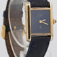 VINTAGE Cartier Tank Argent 925 Sterling Vermeil Gold BLUE MYSTERY DIAL 21mm
