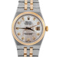 Rolex Oysterquartz DateJust 36mm MOP DIAMOND Two-Tone 18K Gold Steel Watch 17013