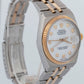 Rolex Oysterquartz DateJust 36mm MOP DIAMOND Two-Tone 18K Gold Steel Watch 17013