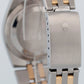 Rolex Oysterquartz DateJust 36mm MOP DIAMOND Two-Tone 18K Gold Steel Watch 17013
