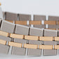 Rolex Oysterquartz DateJust 36mm MOP DIAMOND Two-Tone 18K Gold Steel Watch 17013