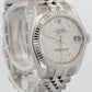 Ladies Rolex DateJust 31mm FACTORY METEORITE DIAMOND 18K Steel JUBILEE 178274