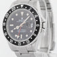Rolex GMT-Master II 40mm Black NO-HOLES Stainless Steel Oyster Watch 16710