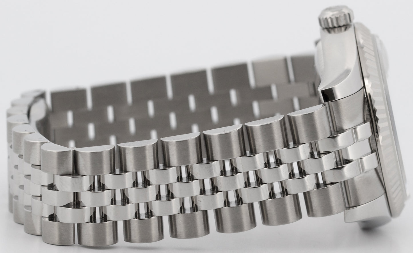 Ladies Rolex DateJust 31mm FACTORY METEORITE DIAMOND 18K Steel JUBILEE 178274