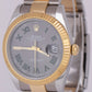 MINT PAPERS Rolex DateJust 41 Wimbledon Two-Tone 18K Gold 41mm Oyster 126333 BOX