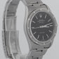 Rolex Oyster Perpetual Air-King Black Stainless Steel NO-HOLES 34mm Watch 14010M