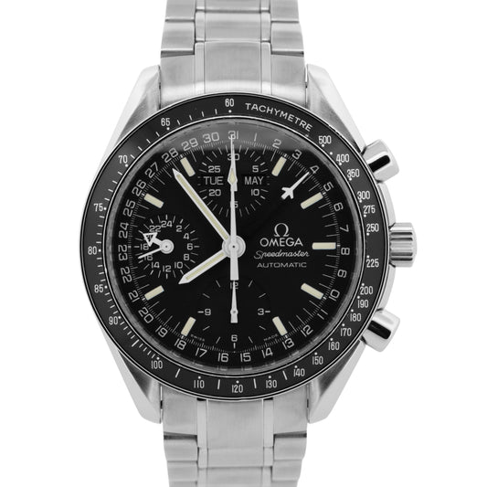 MINT Omega Speedmaster Reduced 39mm 3520.50 Chronograph Steel Watch 3520.50.00