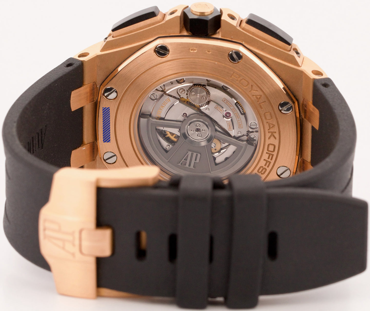 PAPERS Audemars Piguet Royal Oak Offshore BLACK 18K Rose Gold 44mm 26401RO BOX