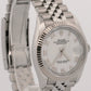 2023 PAPERS Rolex DateJust WHITE ROMAN 36mm Steel 18K Gold JUBILEE 126234 BOX