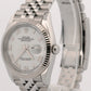 2023 PAPERS Rolex DateJust WHITE ROMAN 36mm Steel 18K Gold JUBILEE 126234 BOX