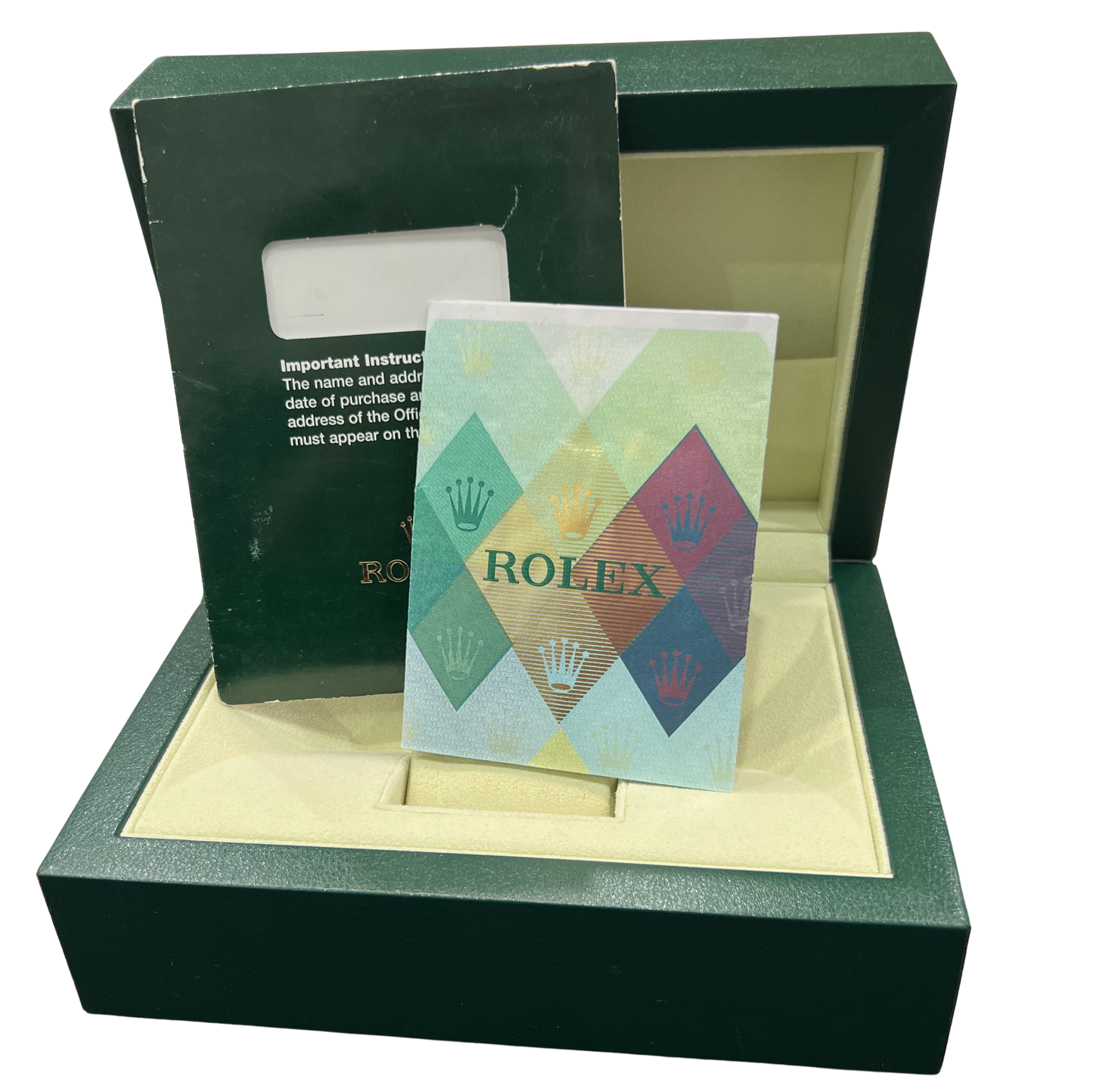 PAPERS Rolex Daytona Cosmograph BLACK RACING White Gold Oyster Watch 116509 BOX