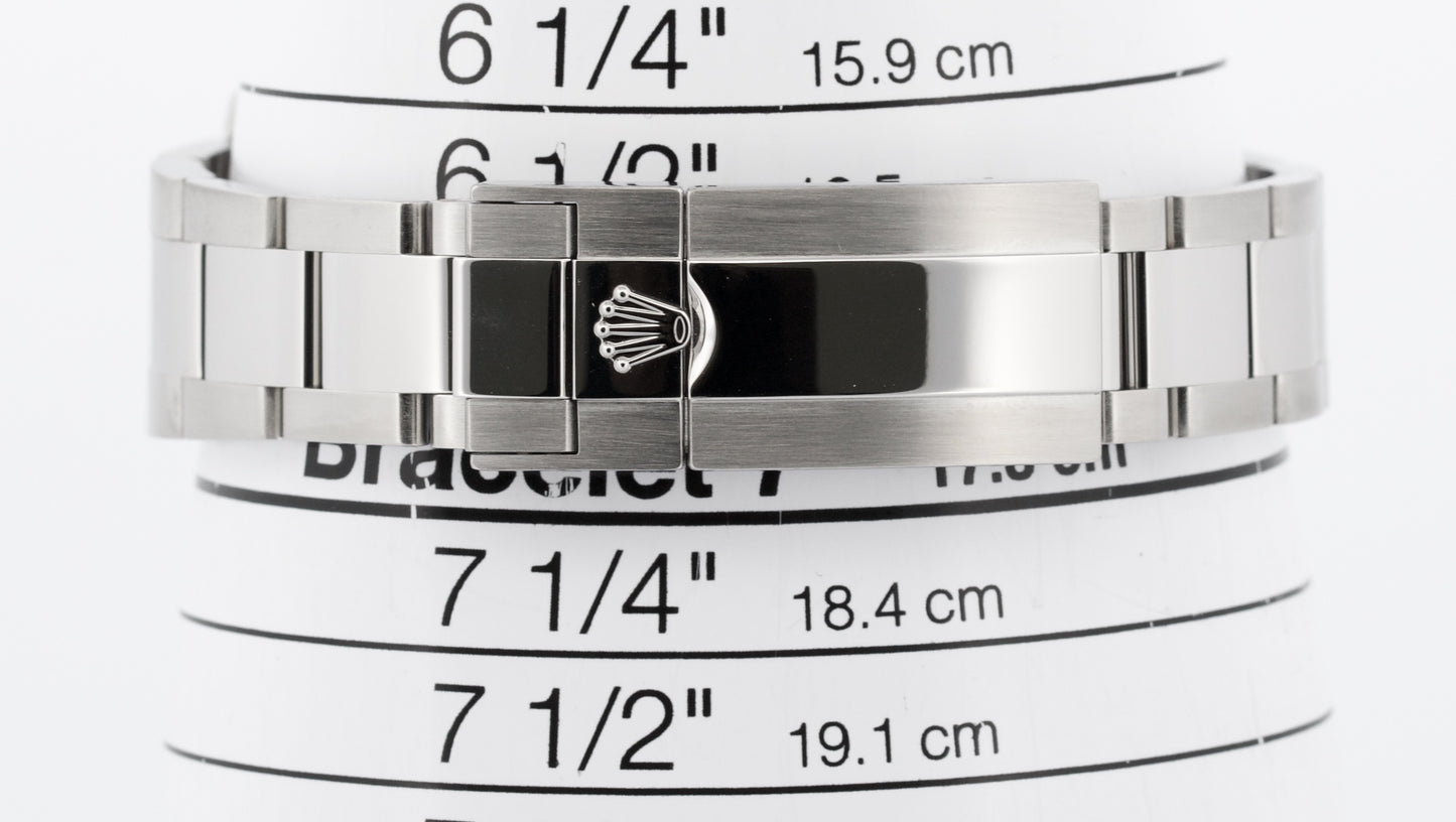 PAPERS Rolex Yacht-Master RHODIUM Gray Blue 37mm Stainless Steel 268622 BOX