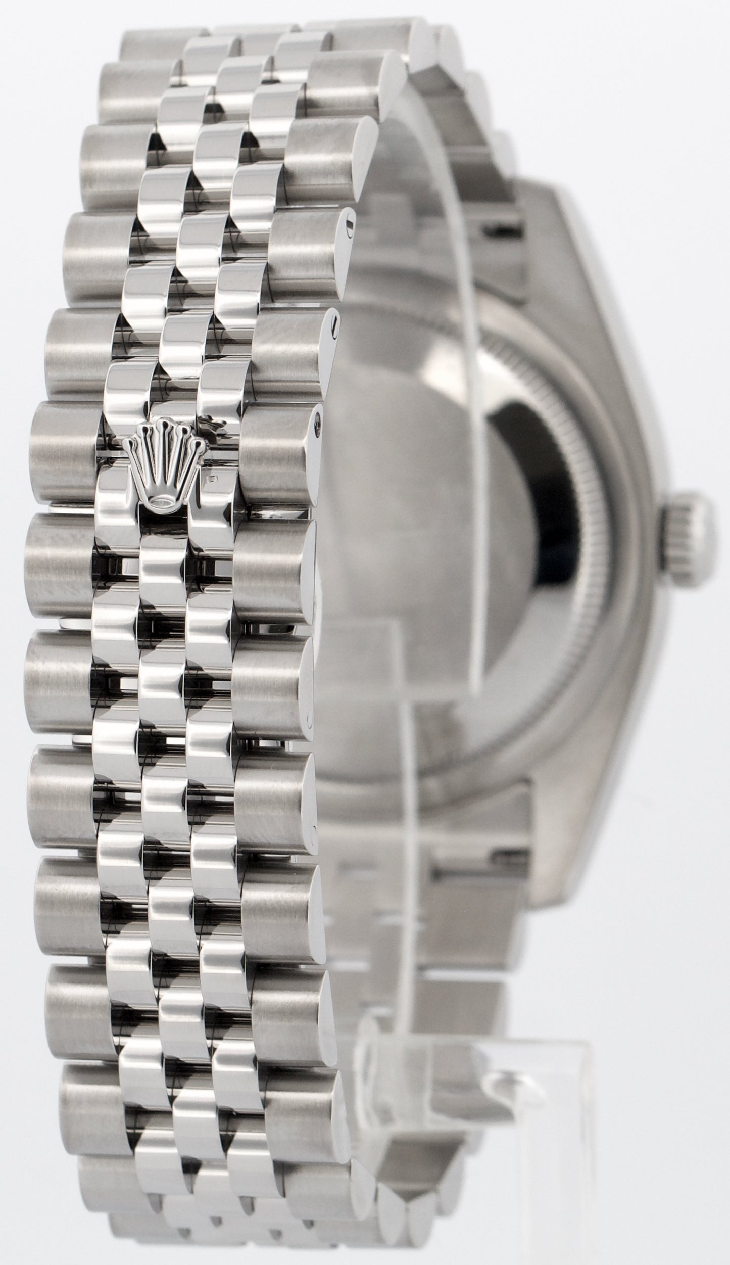 PAPERS Rolex DateJust 36mm SILVER ROMAN 18K Gold Steel JUBILEE 18K 116234 BOX