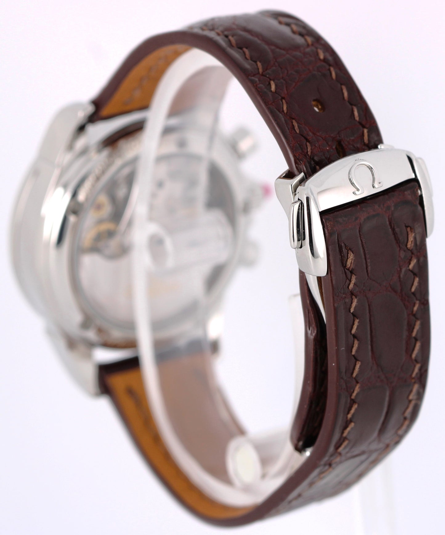 Omega De Ville Chronograph Steel DIAMOND Mother of Pearl 35mm 4874.75.36 Watch