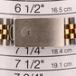 UNPOLISHED Rolex DateJust 36mm RHODIUM DIAMOND COMPUTER 18K Steel JUBILEE 16013
