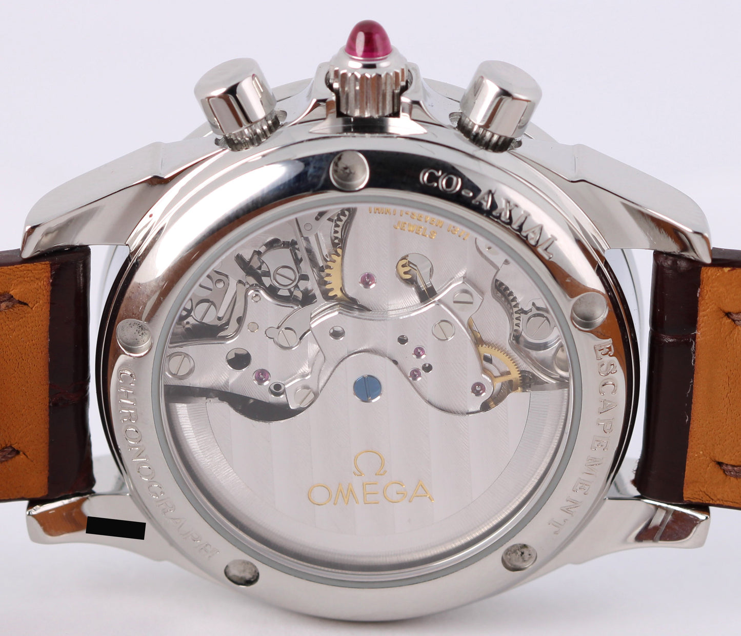 Omega De Ville Chronograph Steel DIAMOND Mother of Pearl 35mm 4874.75.36 Watch