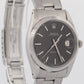 VINTAGE Rolex Oysterdate Precision BLACK Stainless Steel Oyster 34mm Watch 6694