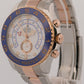 2017 PAPERS Rolex Yacht-Master II NEW HANDS Steel 18K Rose Gold 44mm 116681 BOX