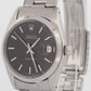 VINTAGE Rolex Oysterdate Precision BLACK Stainless Steel Oyster 34mm Watch 6694