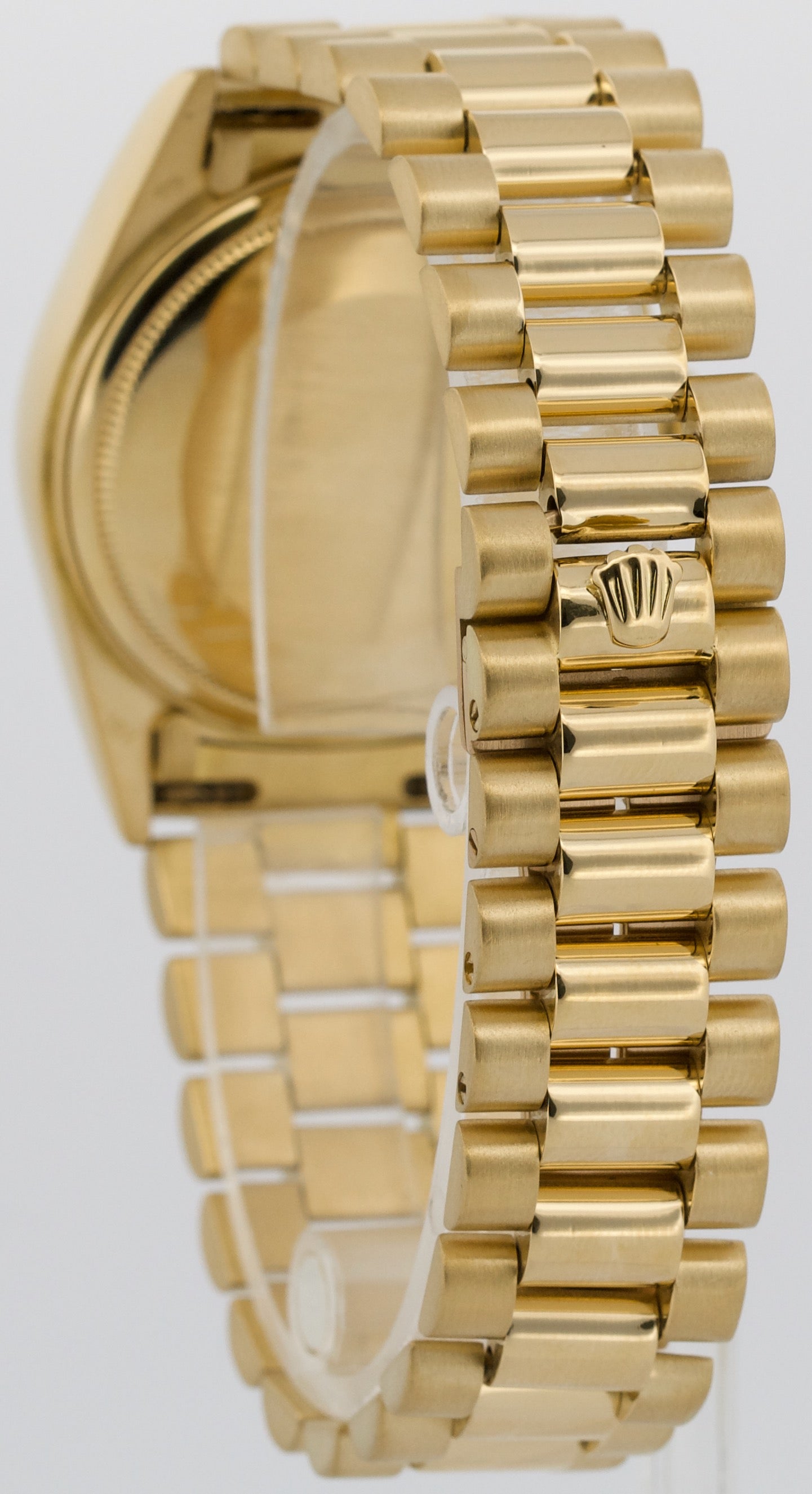 Rolex Day-Date President TIFFANY CHAMPAGNE TAPESTRY 36mm 18K Yellow Gold 18038