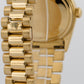 Rolex Day-Date President TIFFANY CHAMPAGNE TAPESTRY 36mm 18K Yellow Gold 18038