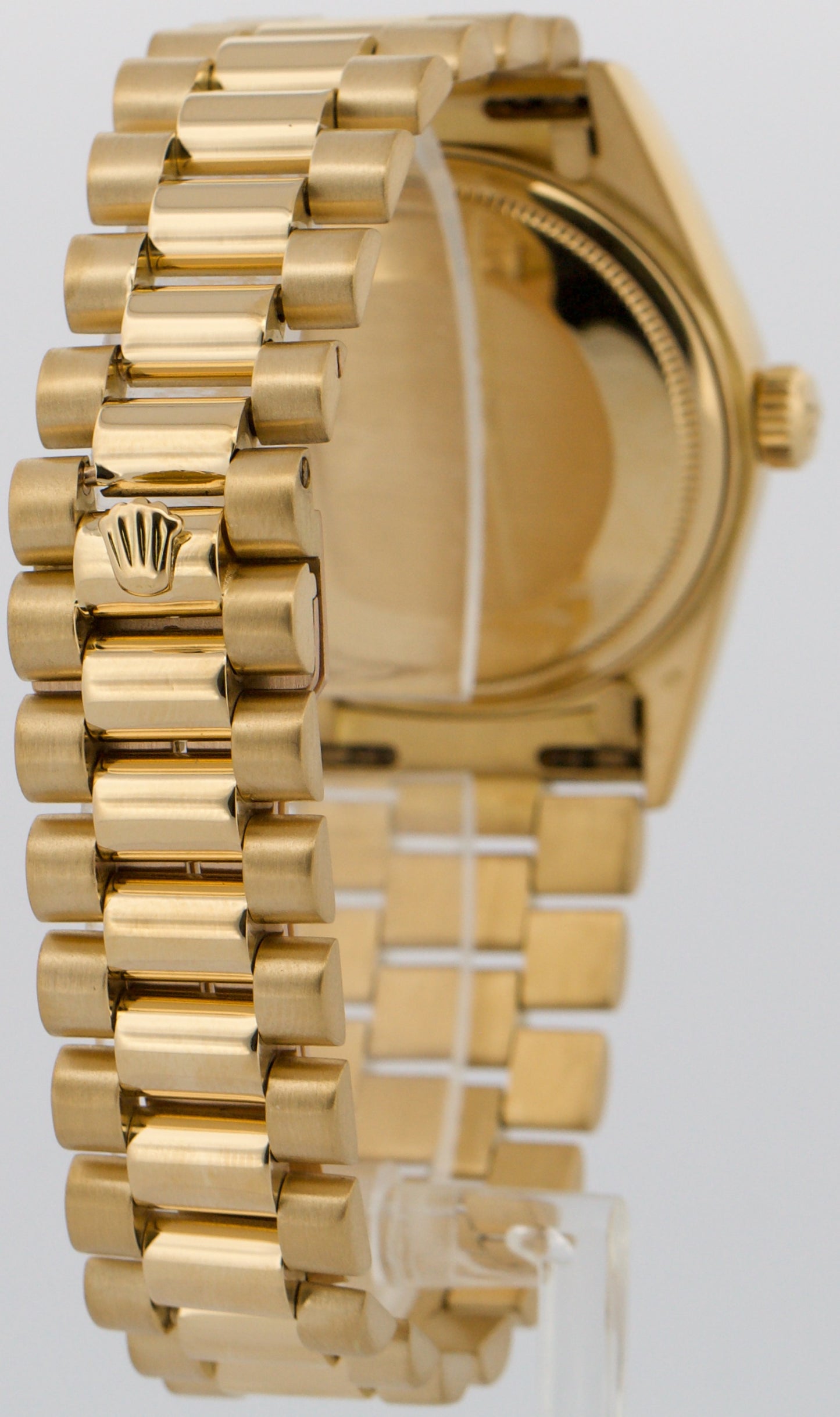 Rolex Day-Date President TIFFANY CHAMPAGNE TAPESTRY 36mm 18K Yellow Gold 18038