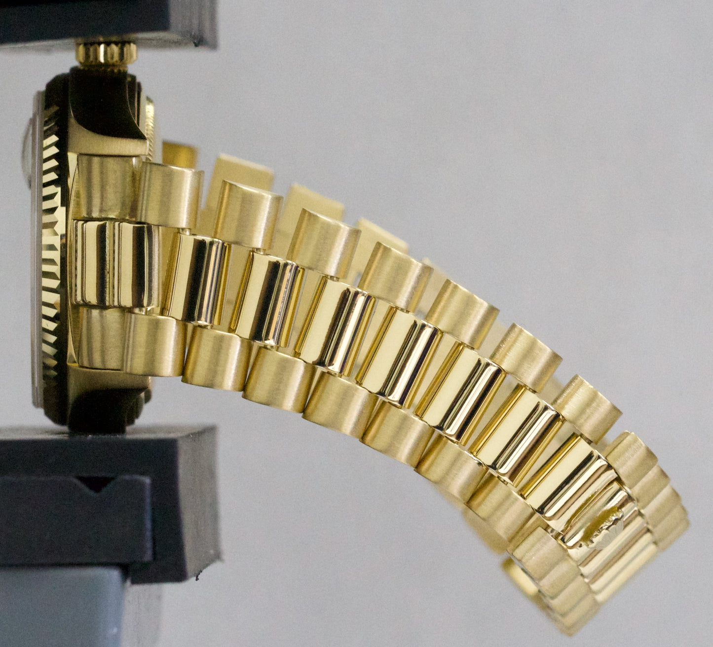 Rolex Day-Date President TIFFANY CHAMPAGNE TAPESTRY 36mm 18K Yellow Gold 18038